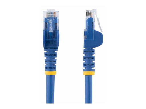 [N6PATC50CMBL] StarTech.com 50cm CAT6 Ethernet Cable, 10 Gigabit Snagless RJ45 650MHz 100W PoE Patch Cord, CAT 6 10GbE UTP Network Cable w/Strain Relief, Blue, Wiring is UL Certified/TIA - Category 6 - 24AWG (N6PATC50CMBL)