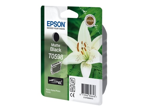 [C13T05984020] Epson T0598 - 13 ml - mattschwarz - original