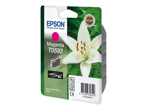 [C13T05934020] Epson T0593 - 13 ml - Magenta - original - Blister mit RF- / akustischem Alarmsignal