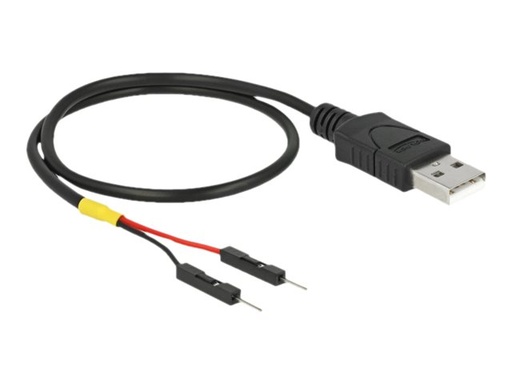 [85402] Delock USB- / Stromkabel - USB (M) zu 2-poliger USB-Header (M)