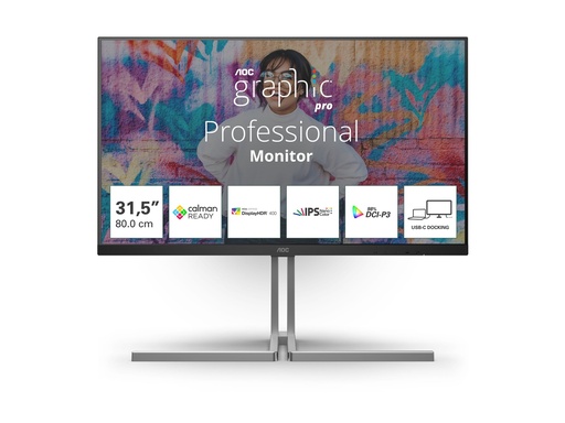 [U32U3CV] AOC U32U3CV - Graphic Pro Series - LED-Monitor - 81.3 cm (32")