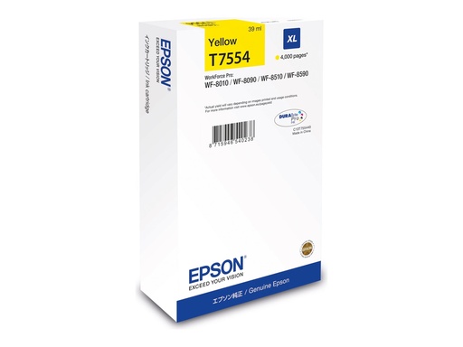 [C13T75544N] Epson T7554 - 39 ml - Größe XL - Gelb - original