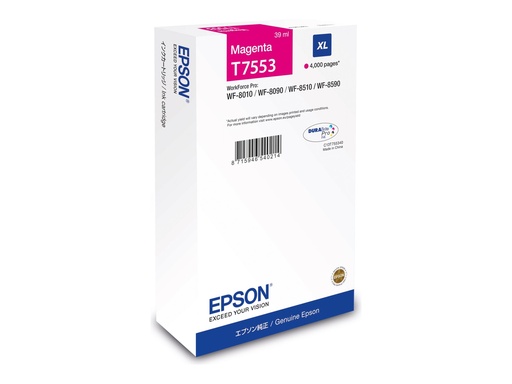 [C13T75534N] Epson T7553 - 39 ml - XL - Magenta - original