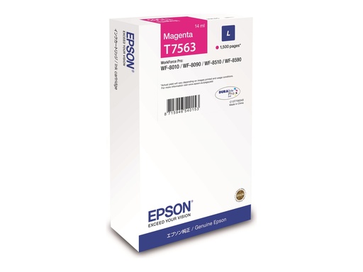 [C13T75634N] Epson T7563 - 14 ml - L-Größe - Magenta - original