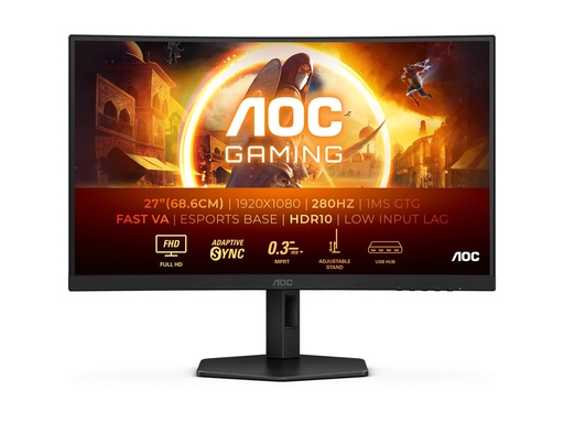 [C27G4ZXU] AOC Gaming C27G4ZXU - LED-Monitor - Gaming - gebogen - 68.5 cm (27")