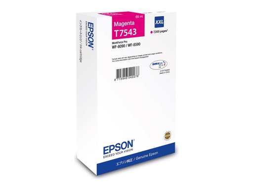 [C13T75434N] Epson T7543 - 69 ml - Größe XXL - Magenta - original