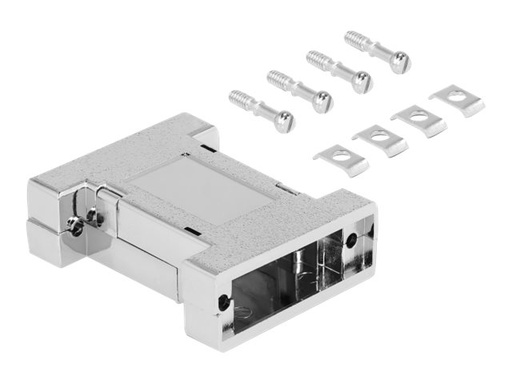 [66814] Delock D-Sub 15-poliges Steckergehäuse - Metallized (Packung mit 2)