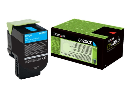 [80C2XCE] Lexmark Cyan - original - Tonerpatrone - für Lexmark CX510de