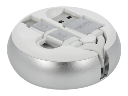 [85821] Delock USB-Kabel - USB (M) zu Micro-USB Typ B, USB-C (M)