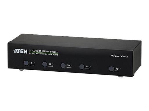 [VS0401] ATEN VanCryst VS0401 - Video/Audio-Schalter - 4 x VGA/Audio