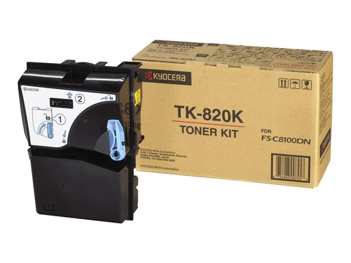 [1T02HP0EU0] Kyocera TK 820K - Schwarz - original - Tonerpatrone