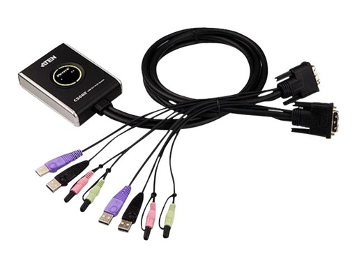 [CS682] ATEN CS682 - KVM-/Audio-/USB-Switch - 2 x KVM/Audio/USB