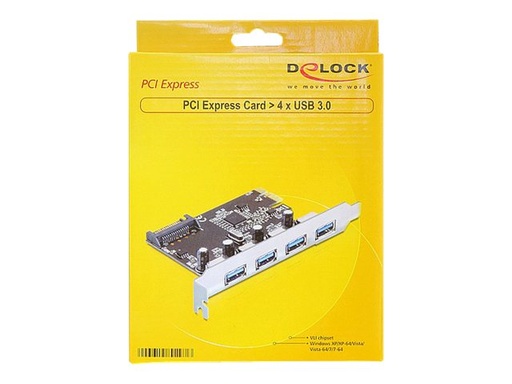 [89297] Delock USB-Adapter - PCIe 2.0 - USB 3.0 x 4