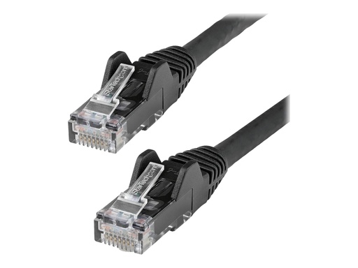 [N6LPATCH10MBK] StarTech.com 10m Netzwerkkabel CAT6 - LSZH(weniger Rauch, Halogenfrei) - 10Gbit 650MHz 100W POE RJ45 U/UTP LAN-Patch Kabel - Schwarz, ETL Zertifizierung, 24AWG, Installationskabel (N6LPATCH10MBK)