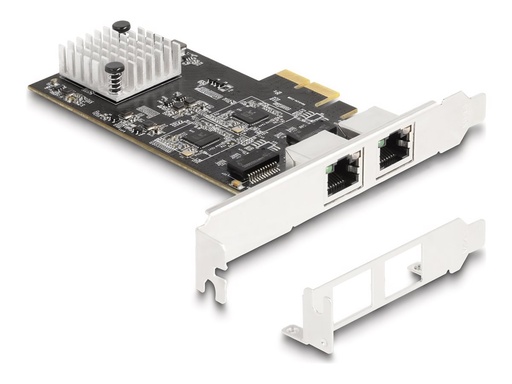 [81261] Delock Netzwerkadapter - PCIe 3.0 x2 Low-Profile