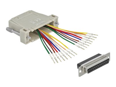 [66834] Delock Netzwerkadapter - RJ-45 (W) zu DB-25 (W)
