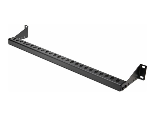 [12S-CABLE-LACING-BAR] StarTech.com 1U Rack Mountable Cable Lacing Bar w/Adjustable Depth, Cable Support Guide For Organized 19" Racks/Cabinets, Horizontal Cable Guide For Patch Panels/Switches/PDUs - Rack Kabelmanagementführung (horizontal)
