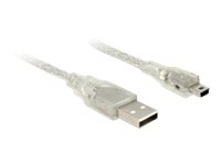 [83906] Delock USB-Kabel - Mini-USB, Typ B (M) zu USB (M)