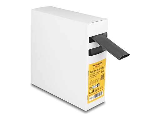 [19966] Delock Schrumpfschlauch - Karton, mit Innenkleber, Schrumpfrate 4:1, 6 mm