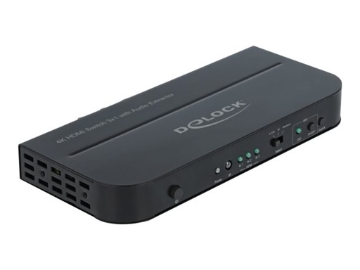 [66498] Delock Video/Audio-Schalter - 3 x HDMI - Desktop