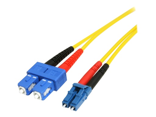 [SMFIBLCSC4] StarTech.com 4m Fiber Optic Cable - Single-Mode Duplex 9/125 - LSZH - LC/SC - OS1 - LC to SC Fiber Patch Cable (SMFIBLCSC4)