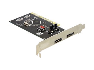 [70155] Delock Controller 2x eSATA with Raid - Speichercontroller (RAID)