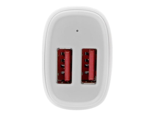 [USB2PCARWHS] StarTech.com Dual Port USB KFZ Ladegerät - 24W/4.8 - Weiß - 2 Port USB Autoladegerät - Auto-Netzteil - 24 Watt - 4.8 A - 2 Ausgabeanschlussstellen (USB)