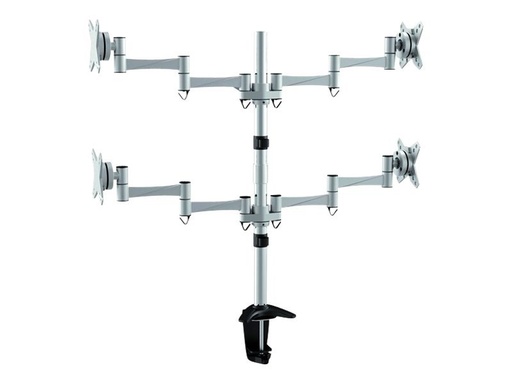 [FPMA-D1330D4SILVER] Neomounts FPMA-D1330D4SILVER - Befestigungskit (Spannbefestigung für Tisch, Pivot, 4 Gelenkarme)