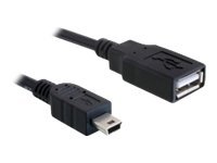 [82905] Delock USB-Kabel - USB (W) zu Mini-USB, Typ B (M)