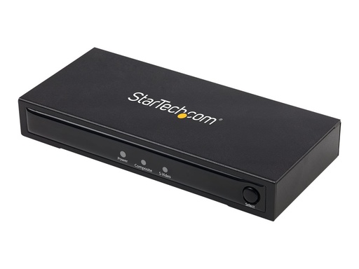 [VID2HDCON2] StarTech.com VID2HDCON2 S-Video oder Composite zu HDMI Konverter mit Audio  (720p,  NTSC & PAL, HDMI Upscaler, Mac & Windows)