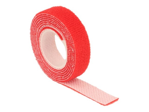 [18717] Delock Velcro - Kabelbinderrolle - 1 m - Rot