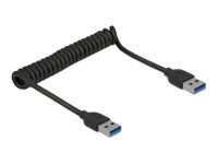 [85348] Delock USB 3.0 Coiled Cable Type-A male to Type-A