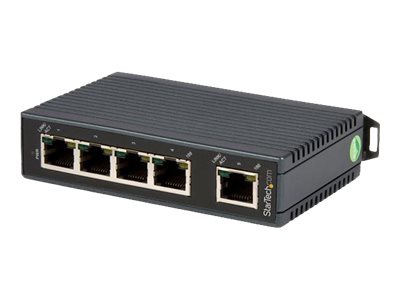 [IES5102] StarTech.com Industrieller 5 Port Ethernet Switch zur DIN-Schienen Montage