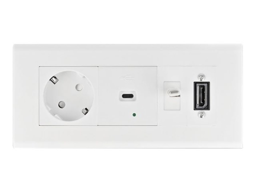 [81317] Delock Easy 45 - Rahmen - weiß, RAL 9003