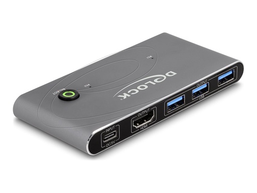[18647] Delock KVM-/Audio-/USB-Switch - HDMI 8K60