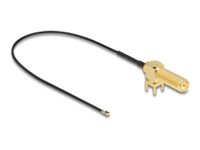 [12033] Delock Antennenkabel - RP-SMA (W) 90° PCB zu MHF 4L (M)