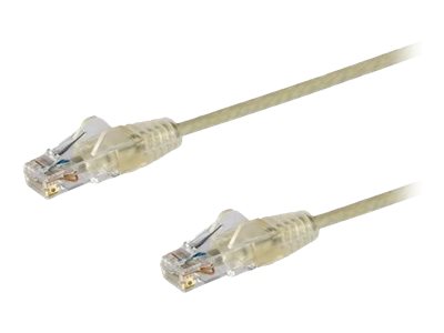 [N6PAT100CMGRS] StarTech.com 1m Slim LSZH CAT6 Ethernet Cable, 10 Gigabit Snagless RJ45 100W PoE Patch Cord, CAT 6 10GbE UTP Network Cable w/Strain Relief, Grey, ETL, Low Smoke Zero Halogen - Category 6 - 28AWG (N6PAT100CMGRS)