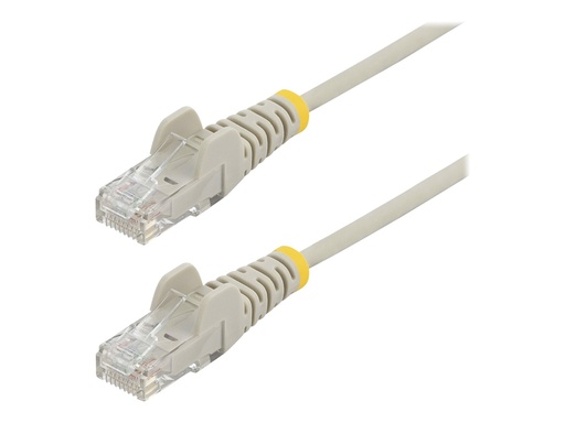 [N6PAT300CMGRS] StarTech.com 3m Slim LSZH CAT6 Ethernet Cable, 10 Gigabit Snagless RJ45 100W PoE Patch Cord, CAT 6 10GbE UTP Network Cable w/Strain Relief, Grey, ETL, Low Smoke Zero Halogen - Category 6 - 28AWG (N6PAT300CMGRS)