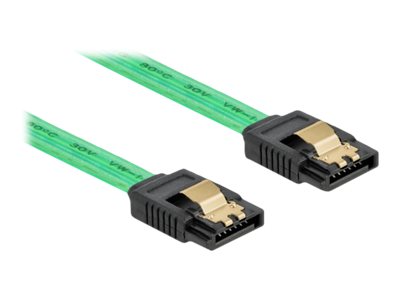 [82064] Delock SATA 6 Gb/s Cable UV glow effect - SATA-Kabel