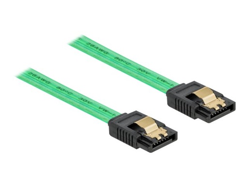 [82069] Delock SATA 6 Gb/s Cable UV glow effect - SATA-Kabel