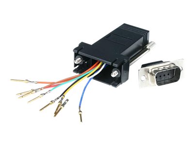[GC98MF] StarTech.com DB9 auf RJ45 Modular-Adapter - Stecker/Buchse - Seriell Adapter DB-9 / RJ-45 - St / Bu - Serieller Adapter - DB-9 (M)
