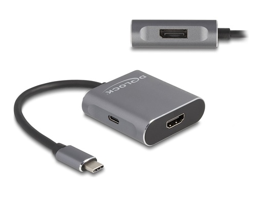 [87867] Delock Video-/Audio-Splitter - 1 x USB-C +