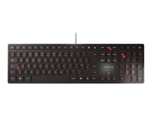[JK-1600GB-2] Cherry KC 6000 SLIM - Tastatur - USB - GB - Tastenschalter: