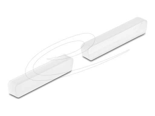 [67126] Delock Schutzumschlag - for D-Sub 37 male - durchsichtig (Packung mit 2)