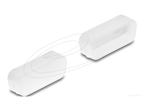 [67122] Delock Schutzumschlag - for D-Sub 15 male - durchsichtig (Packung mit 2)