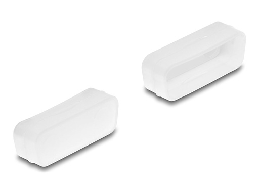 [67123] Delock Stecker-Staubschutz - für D-Sub 15 weiblich - durchsichtig (Packung mit 2)