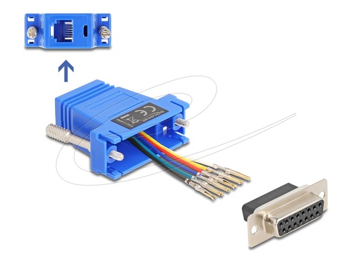 [67090] Delock Serieller Adapter - 15 pin D-Sub (DB-15)