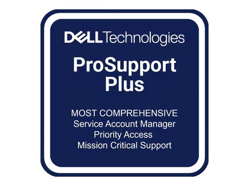 [R360_3OS3P4H] Dell Erweiterung von 3 Jahre Next Business Day auf 3 Jahre ProSupport Plus 4H - Serviceerweiterung - Arbeitszeit und Ersatzteile (für Server)