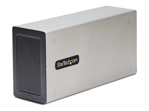 [2TBT3-PCIE-ENCLOSURE] StarTech.com Thunderbolt 3 PCIe Expansion Chassis, Enclosure Box W/Dual PCI-E Slots, External PCIe Slots for Laptops/Desktops/All-In-Ones, 8K/4K Output Via TB3/DP 1.4 Ports - For PCI Express Cards (2TBT3-PCIE-ENCLOSURE)