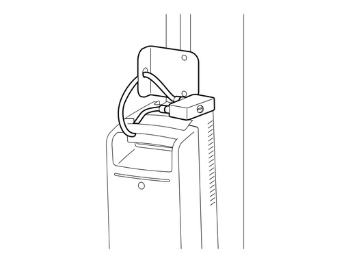 [98-373] Ergotron Befestigungskit (Sicherheitsklammer, Schloss mit Kabel, 2 Schlüssel, Befestigungsmaterialien)